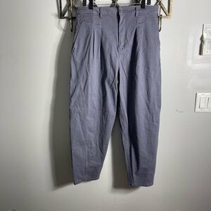 High rise grey pants